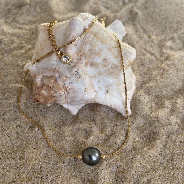 collier artisanal perle de tahiti