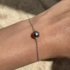 Bracelet chaine fine argenté