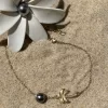 Bracelet perle de Tahiti sur me sable