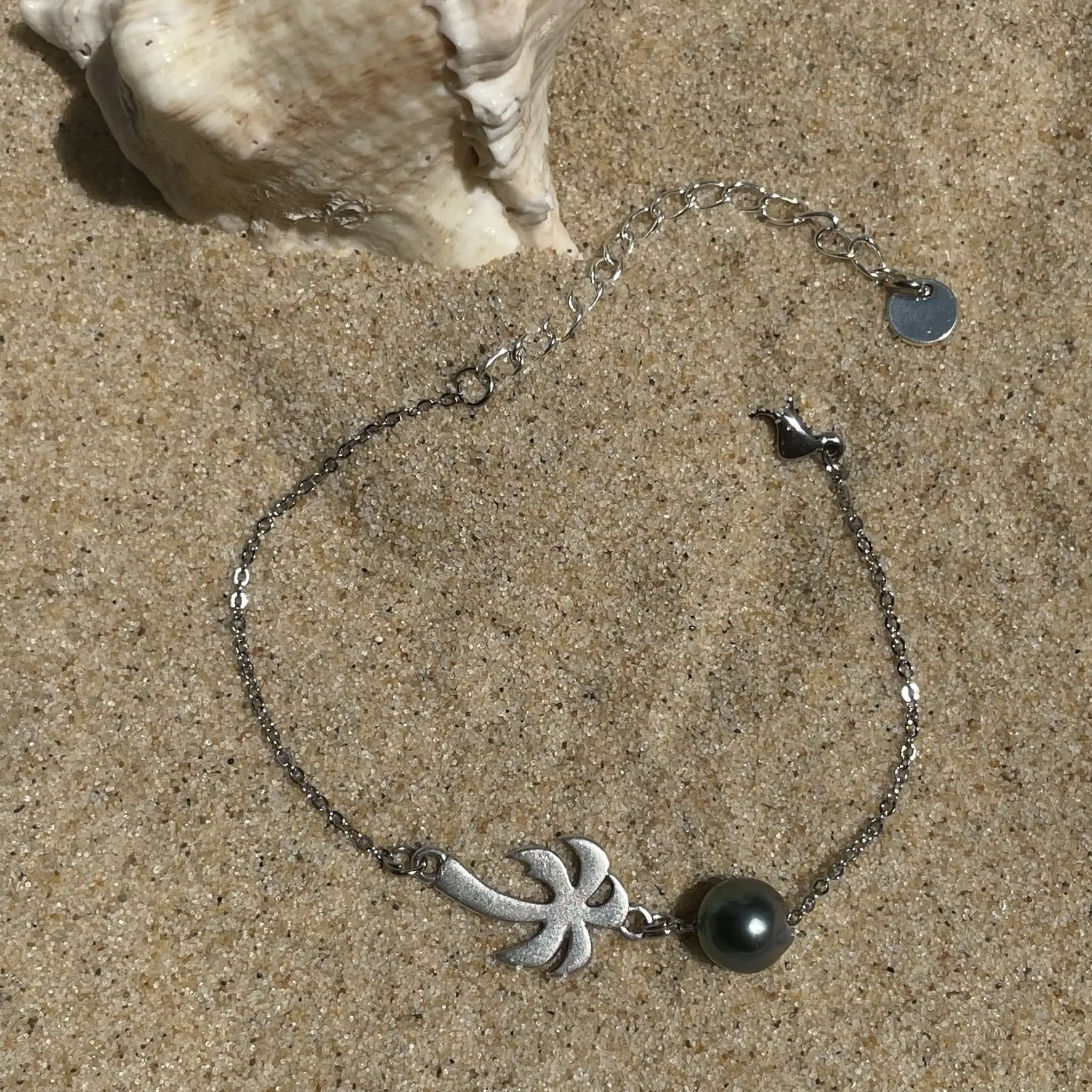 Bracelet perle de Tahiti fait main