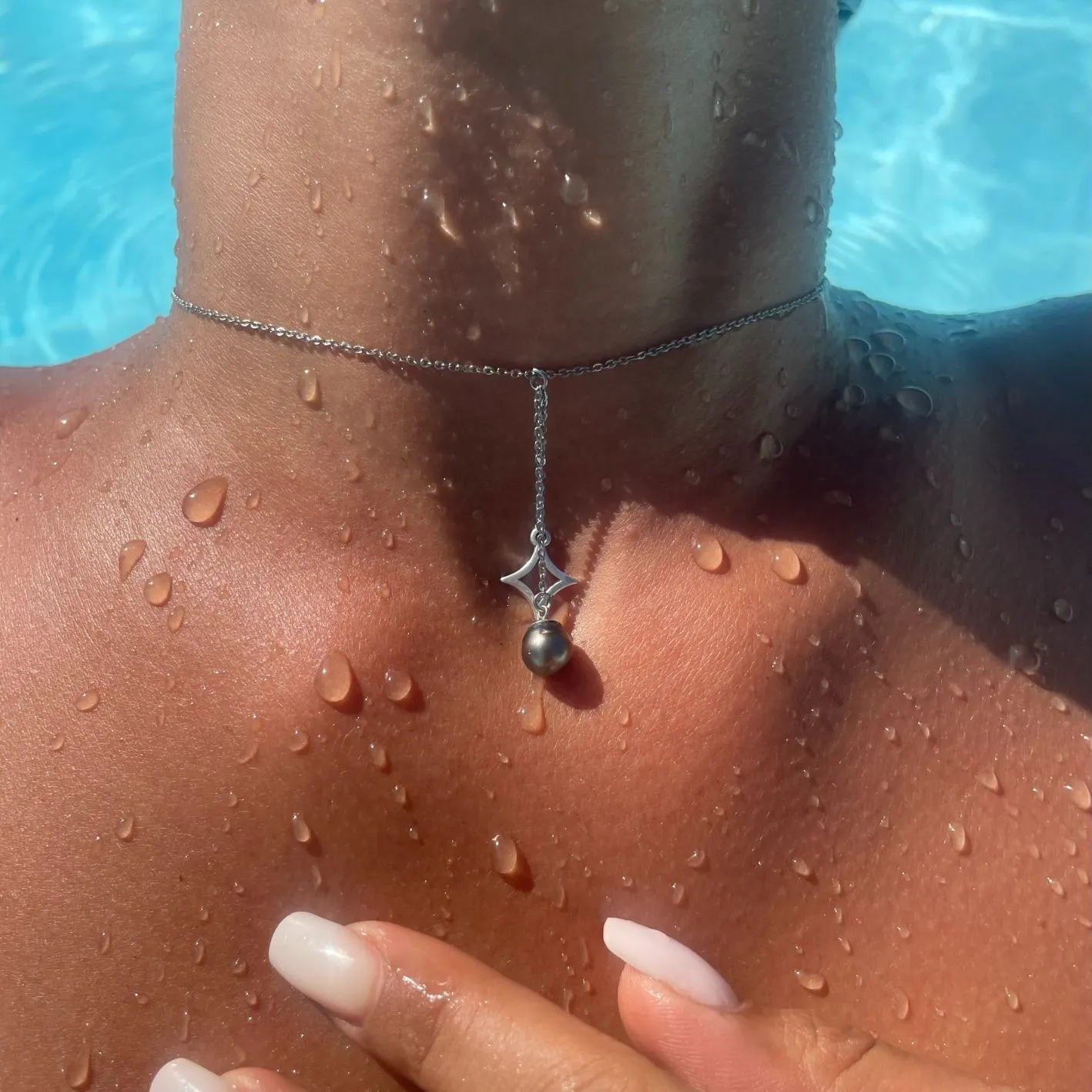 Collier Vahine pendant Collier Vahine fait main