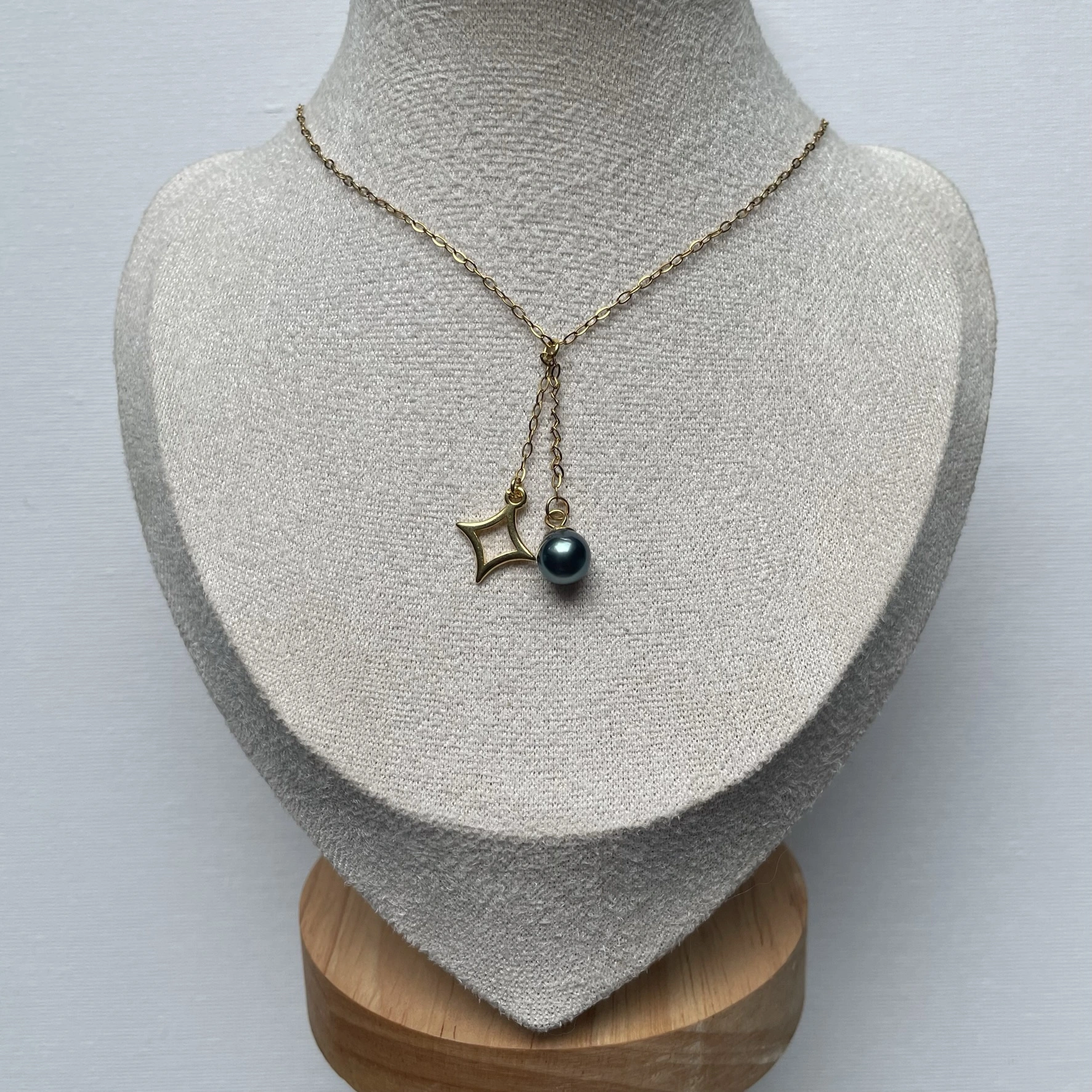 Collier étoile perle de tahiti collier étoile et perle de Tahiti