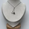 collier argente avec étoile