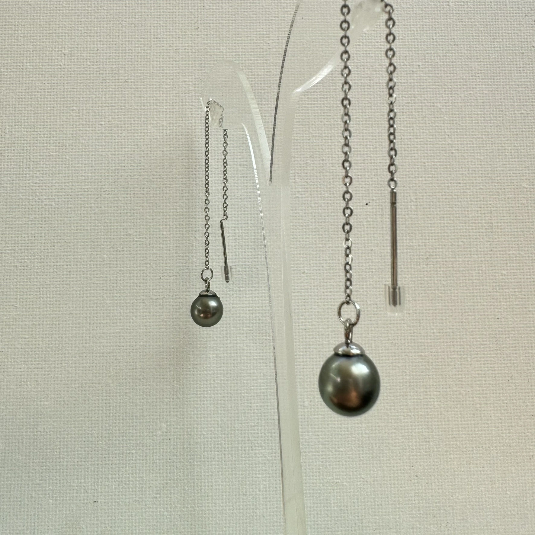 Boucles-pendantes-argentées-3 Boucles pendante argentées perle de Tahiti