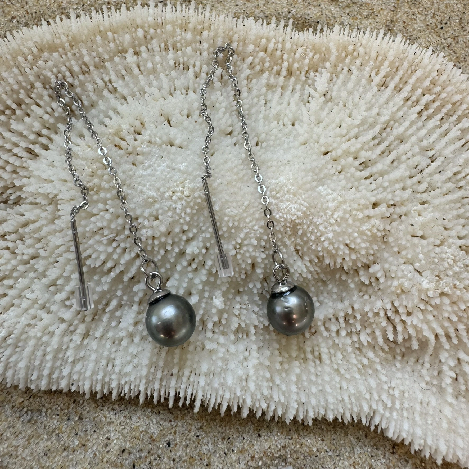 Boucles-pendantes-argentées Boucles pendantes argentées