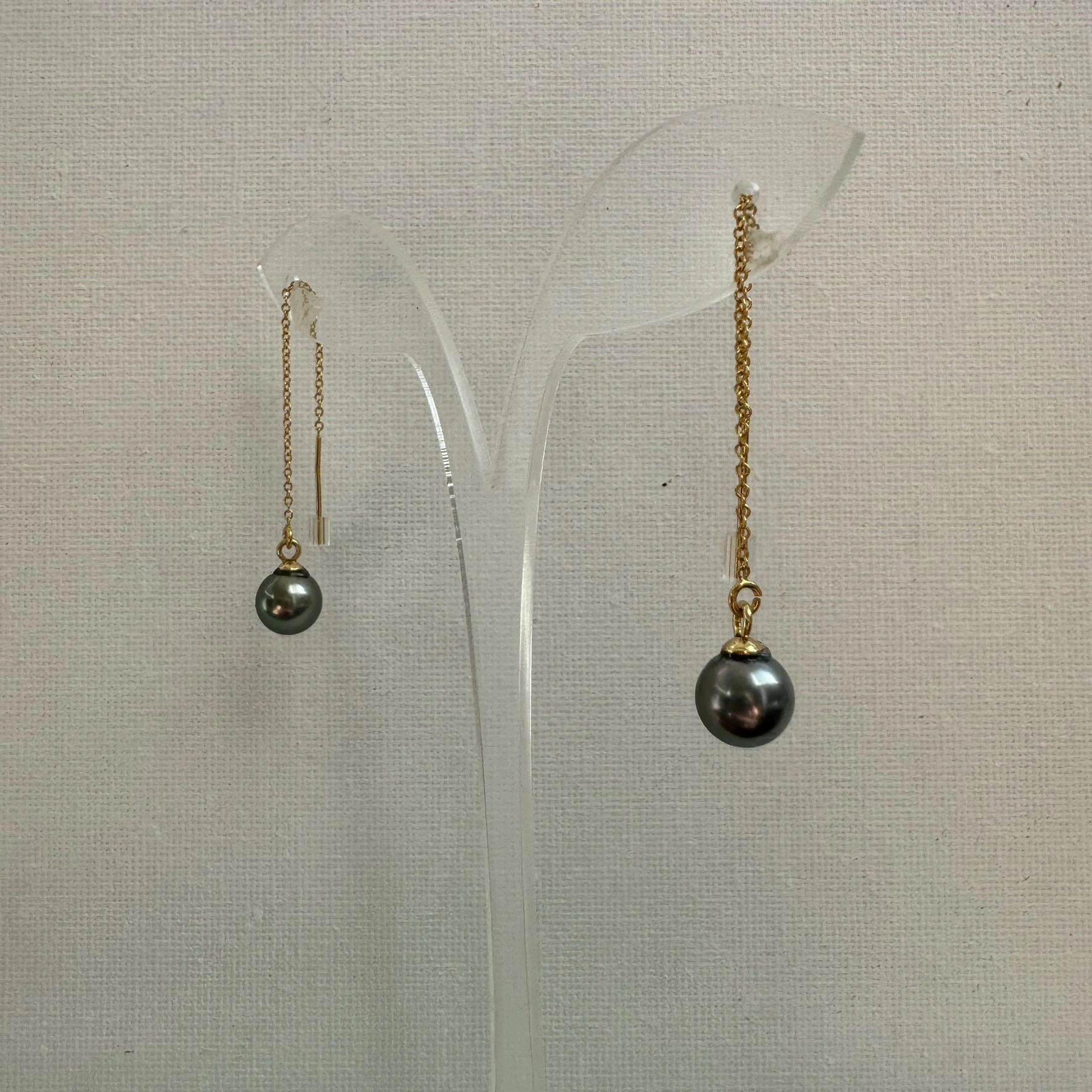 Boucles-pendantes-dorées3 Boucles pendante dorées perle de Tahiti