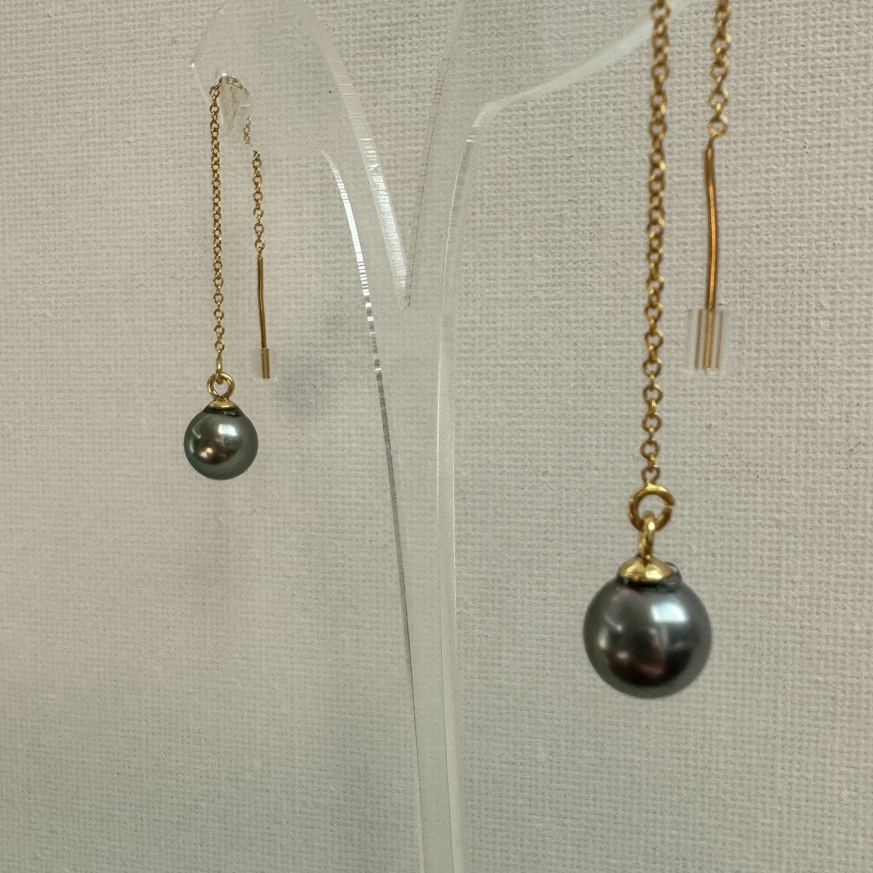 Boucles-pendantes-dorées4 Boucles pendante dorées perle de Tahiti