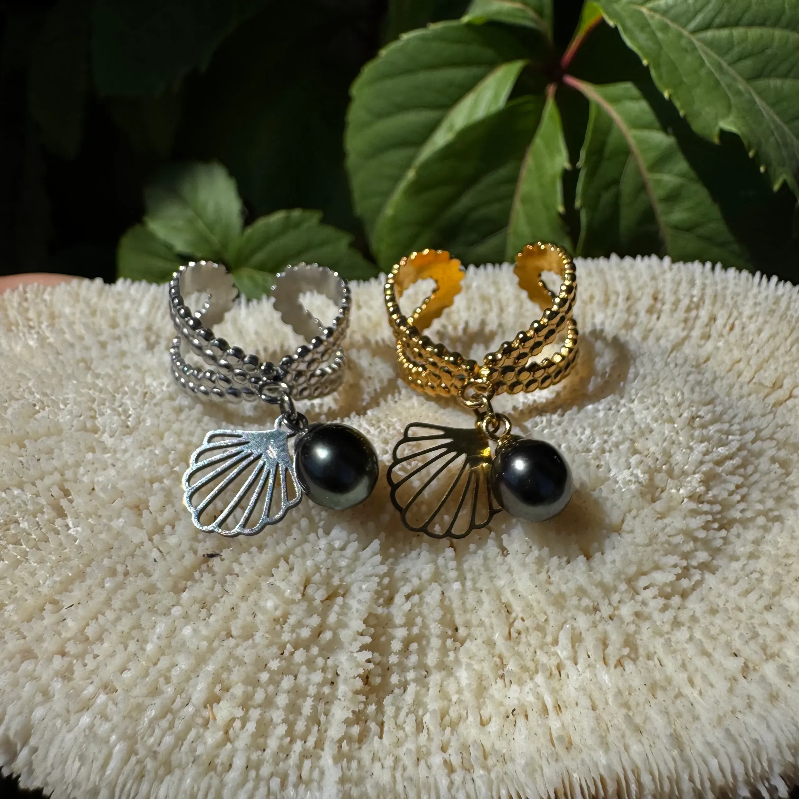 Bague Tahia pampille coquillage_11zon