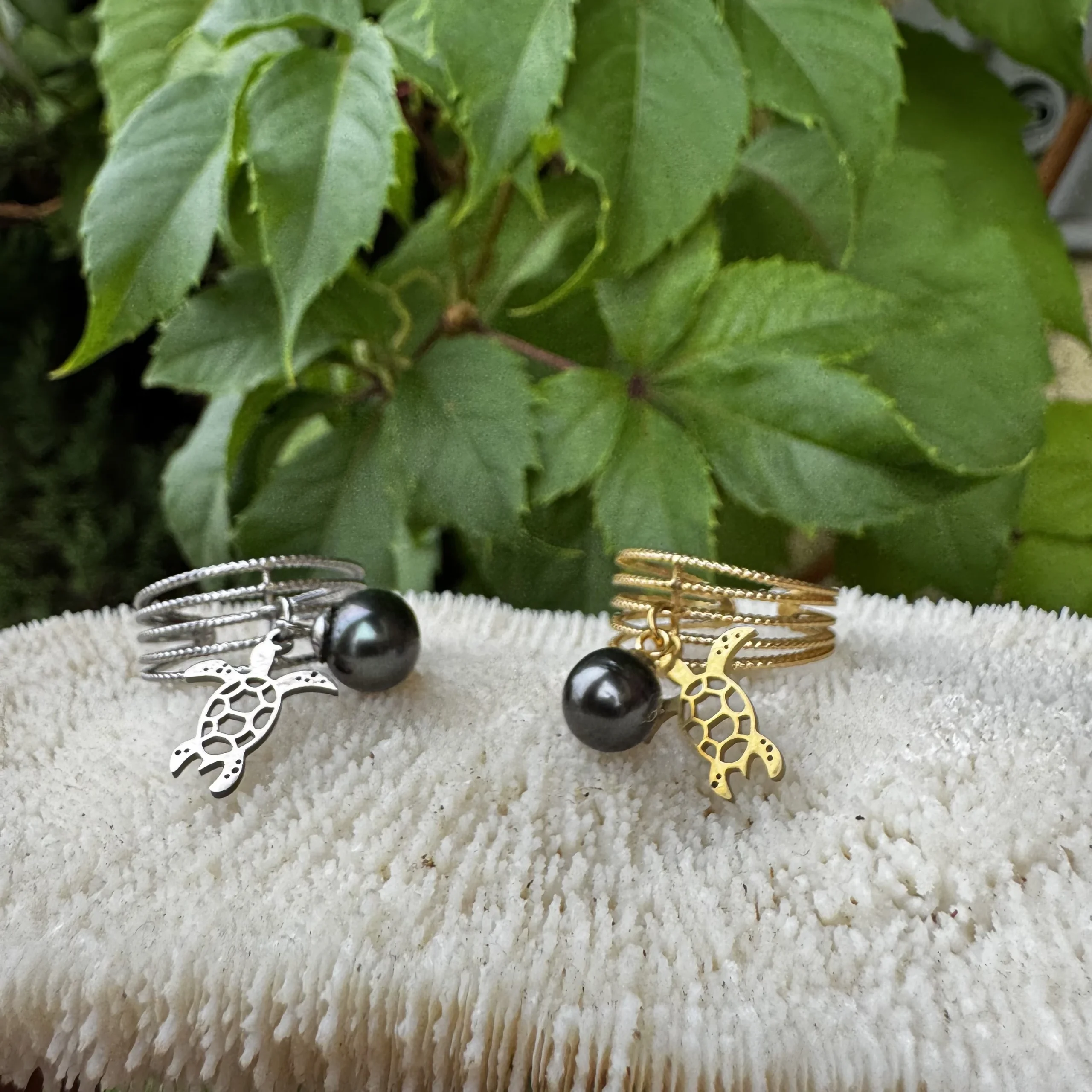 Bague-Tepua-pampille-tortue-