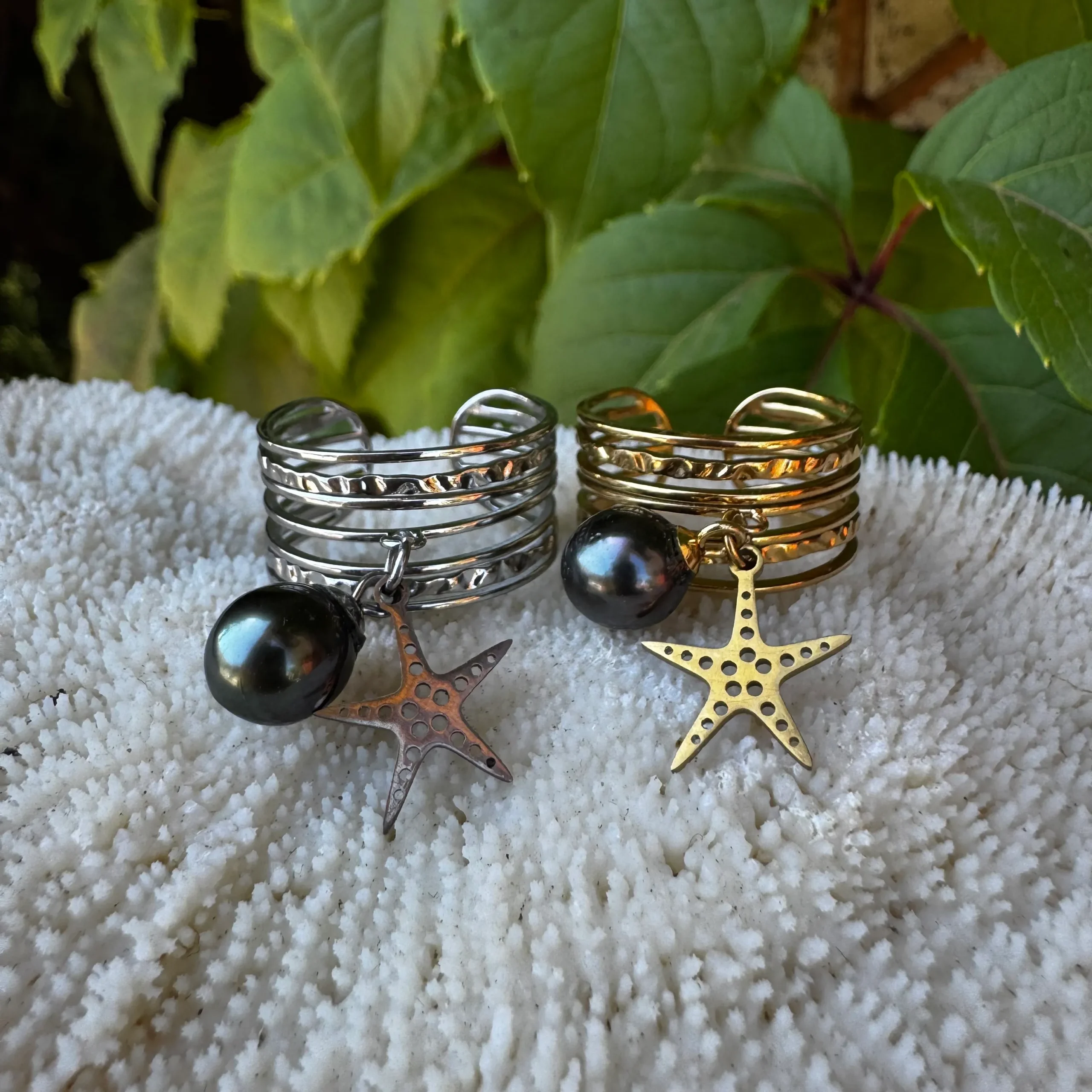 Bague Vaiani pampille étoile de mer