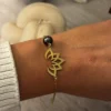 Bracelet Lotus doré