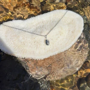 Collier chaine de dos réversible